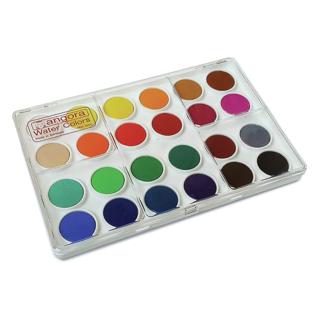 Angora Opaque Watercolors 24 Color Pan Set The Ink Stone