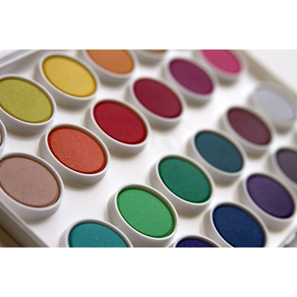 Angora Opaque Watercolors 24 Color Pan Set The Ink Stone