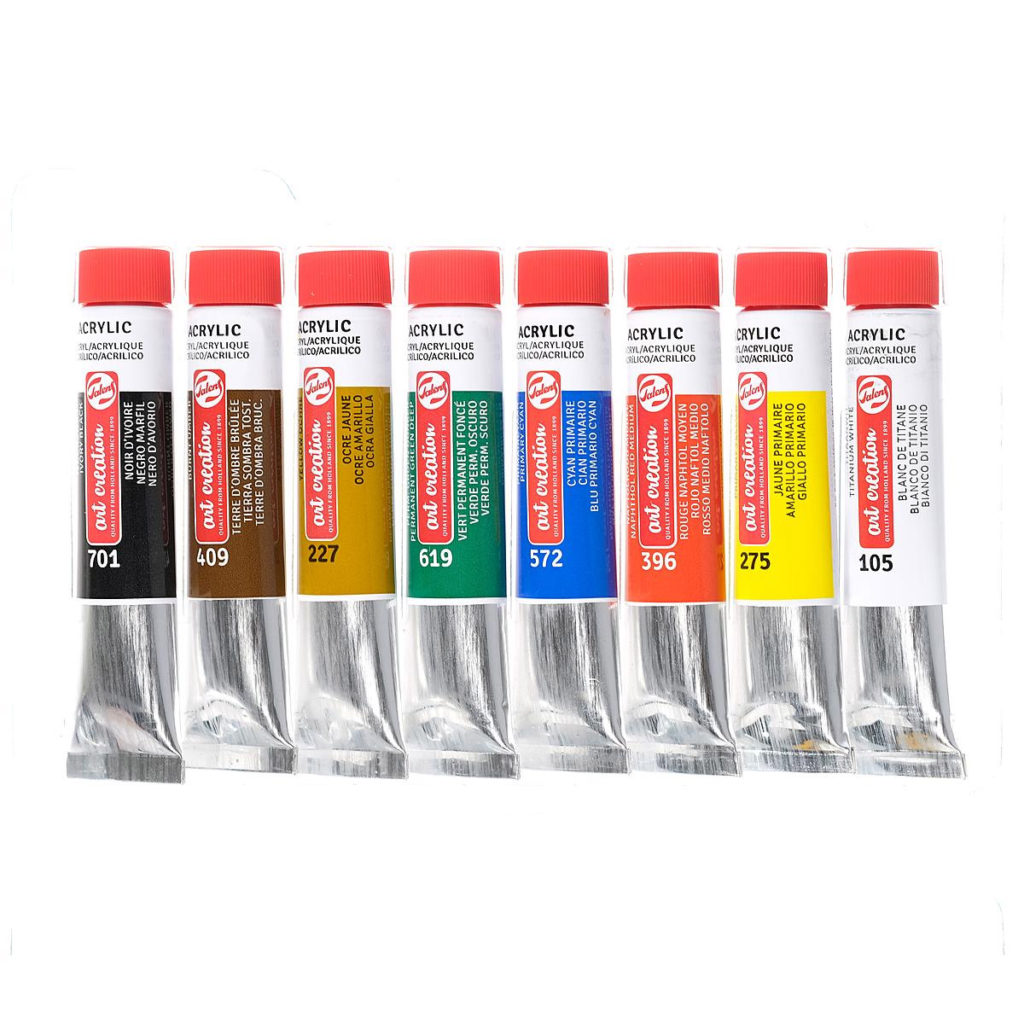 Art Creation Acrylic Set 8 Color The Ink Stone