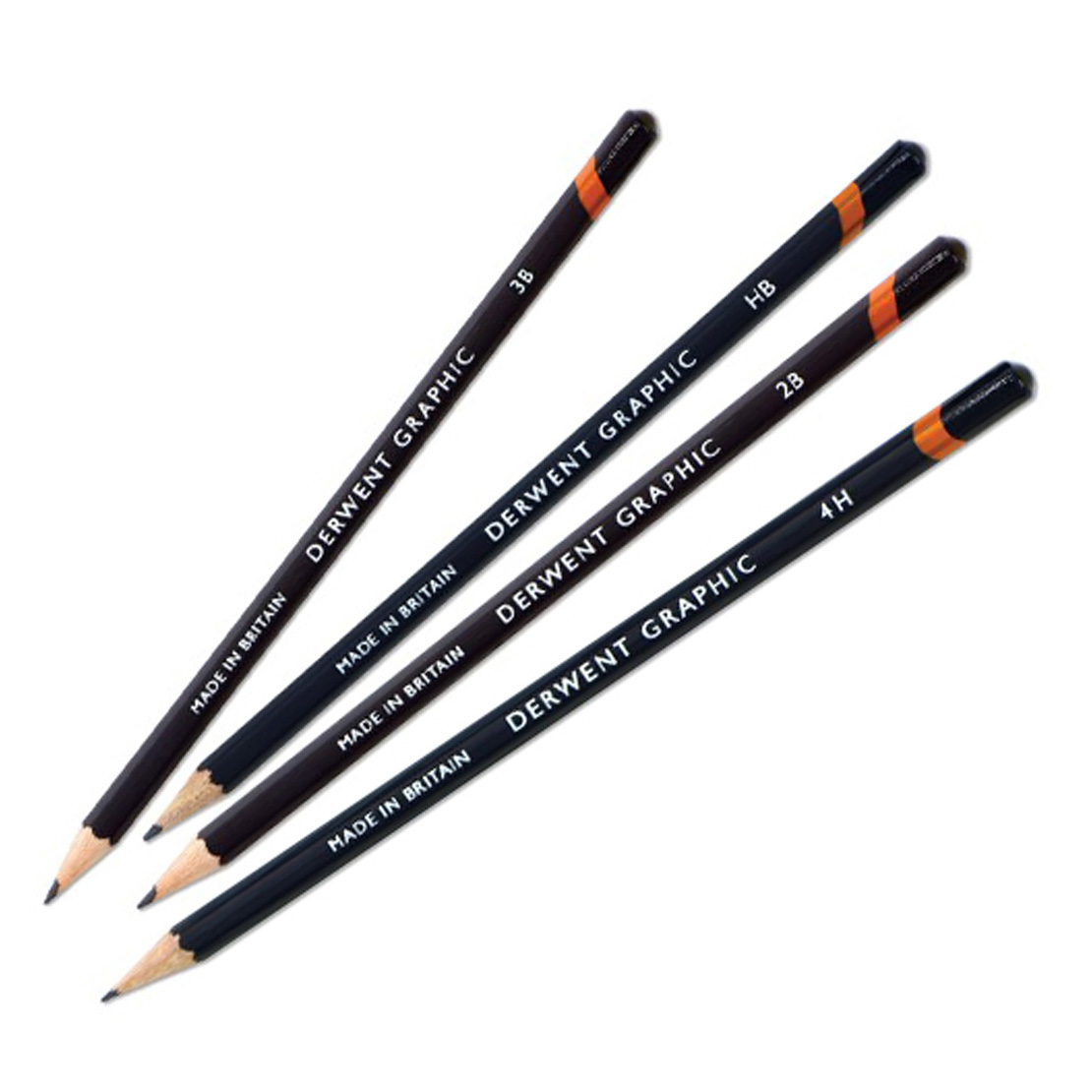 Derwent Graphic Soft 6B Pencil (34166) : : Office Products