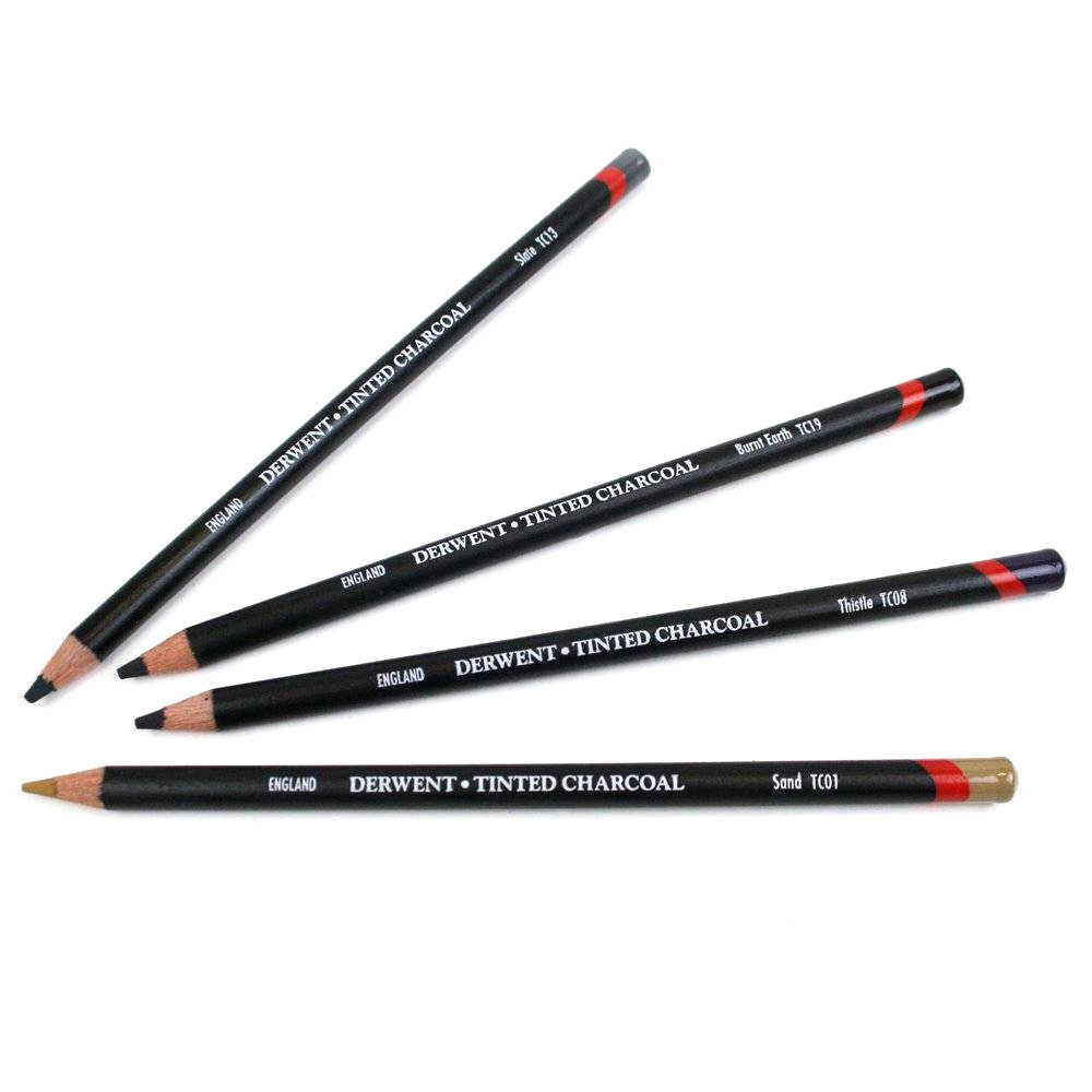 Derwent Tinted Charcoal 6 Pack