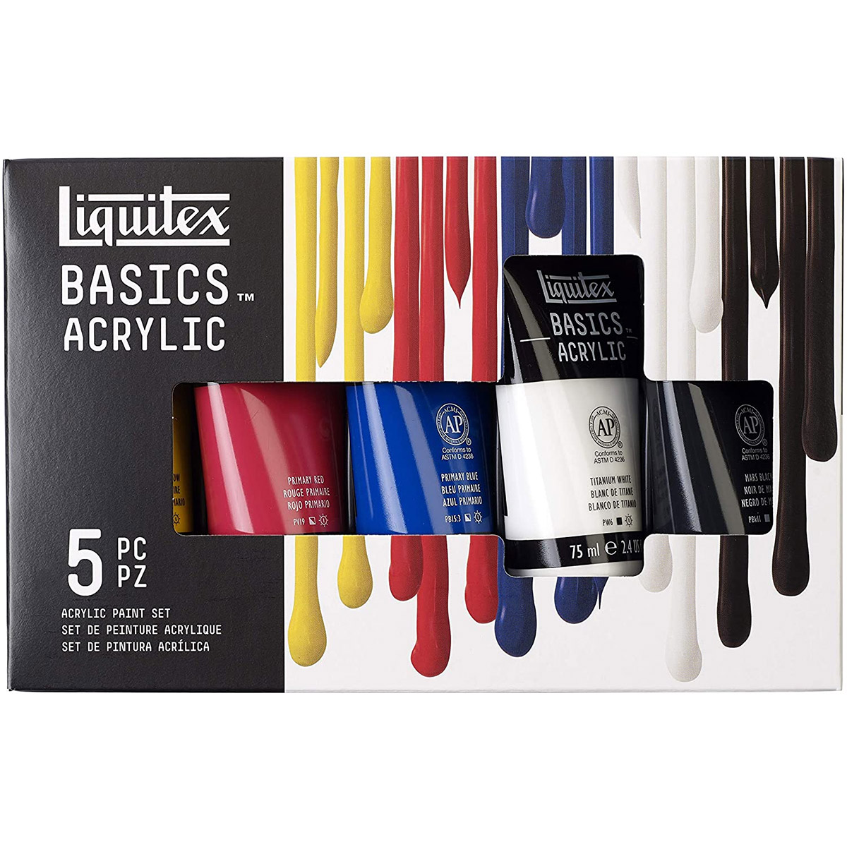 Liquitex® Basics™ Acrylic 5 Color Set