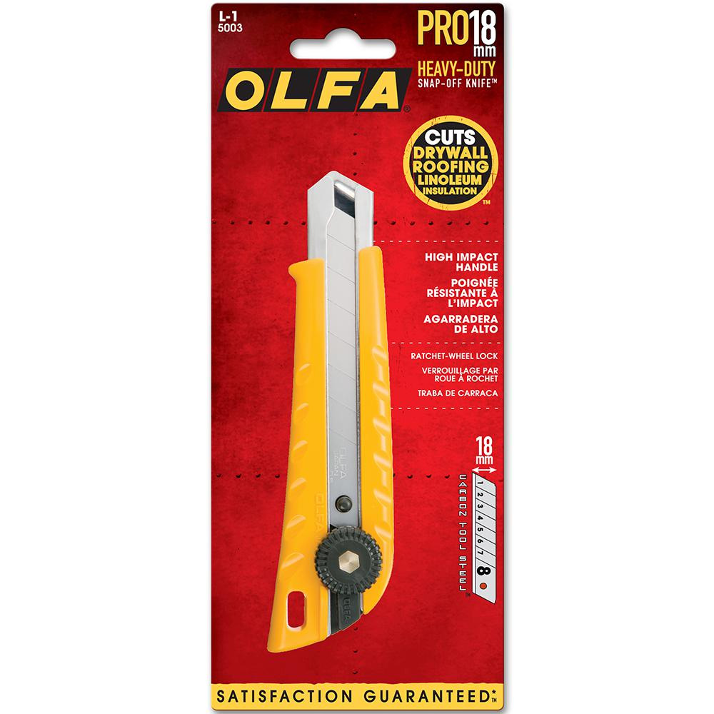 Olfa Standard-Duty Stainless Steel Snap Blade Cutter