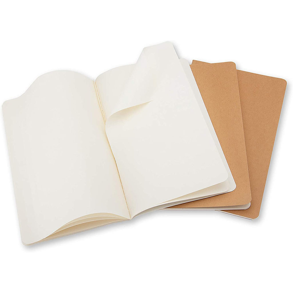 Moleskine Cahiers Plain Journals (Set of Three) The Ink Stone