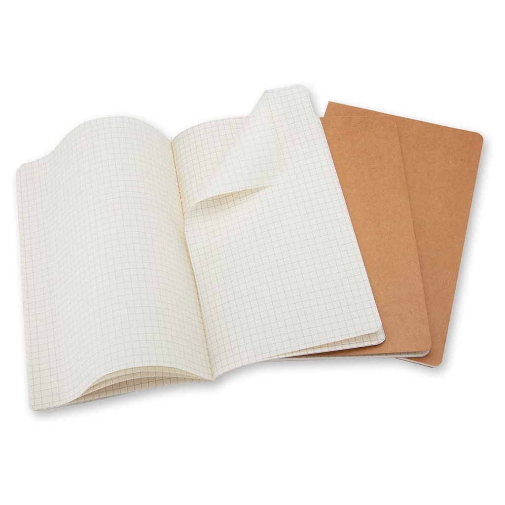 Moleskine Cahiers Squared Journals (Set of Three) | The Ink Stone
