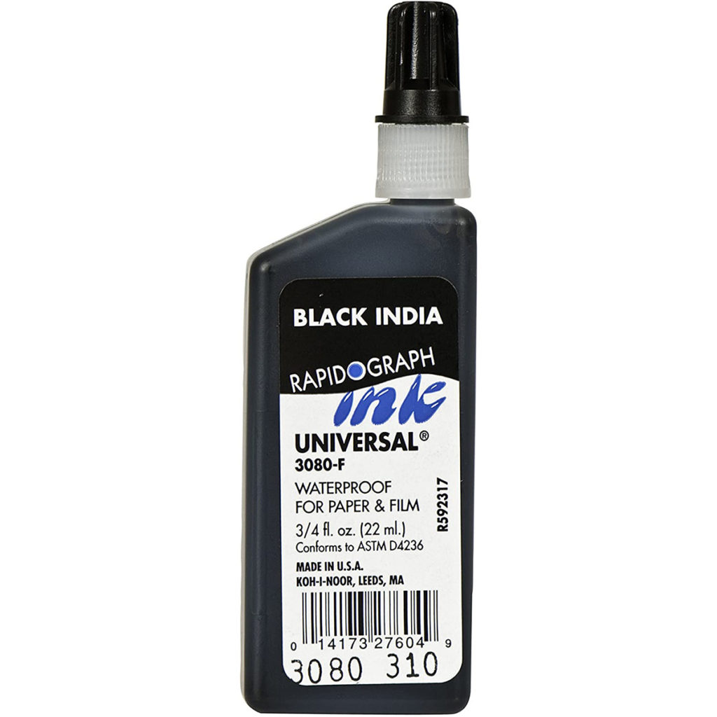 KohINoor Rapidograph Universal Ink Black (3080F) The Ink Stone