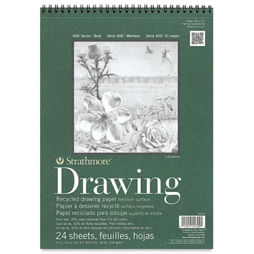 Strathmore 400 Series Recycled Drawing Paper Pad