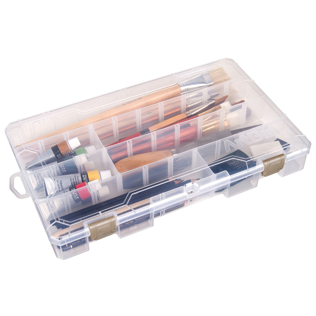 ArtBin Solutions Box 6-12 Compartments - 10.75X7.375X1.75 Translucent