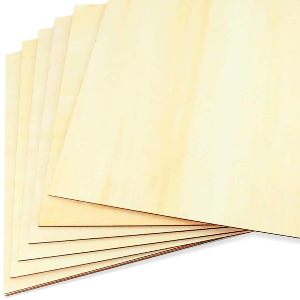 Bud Nosen Basswood Sheets - 1/4 x 8 x 24, 5 Sheets