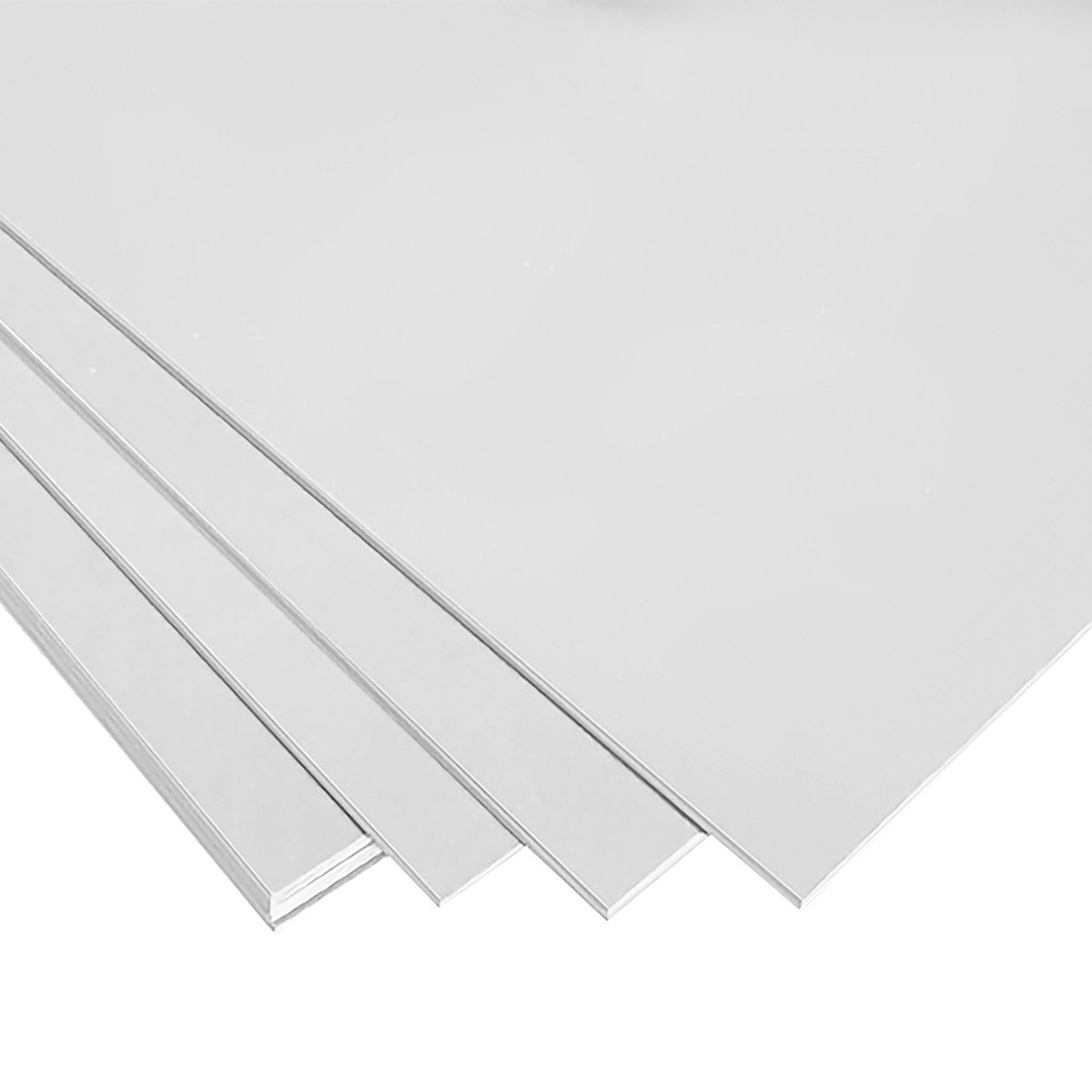 LITKO 8x10-inch Polystyrene Flexible Craft Sheets | Plasticard | Styrene  Plastic Sheets | Modeling | Crafting | Scratch Building | Displays | White