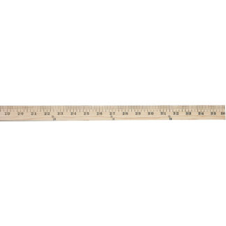 Pacific Arc Stainless Steel Ruler with Inch and Pica Measurements, 18  Inches Rubber Backed 