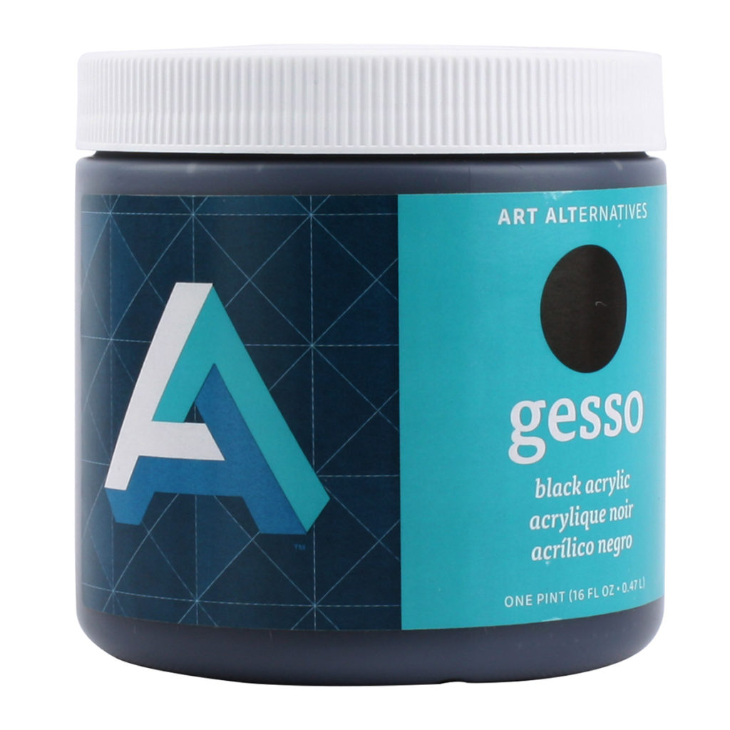 Art Alternatives Gesso Black (16 oz) The Ink Stone