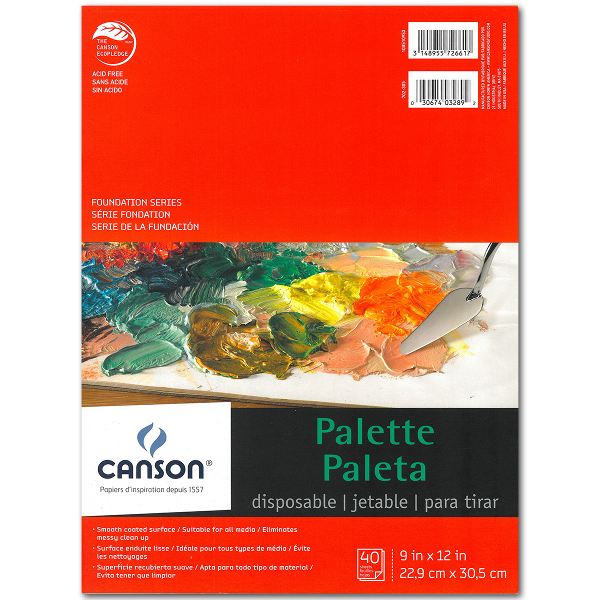 Canson Disposable Palette (9″ x 12″)