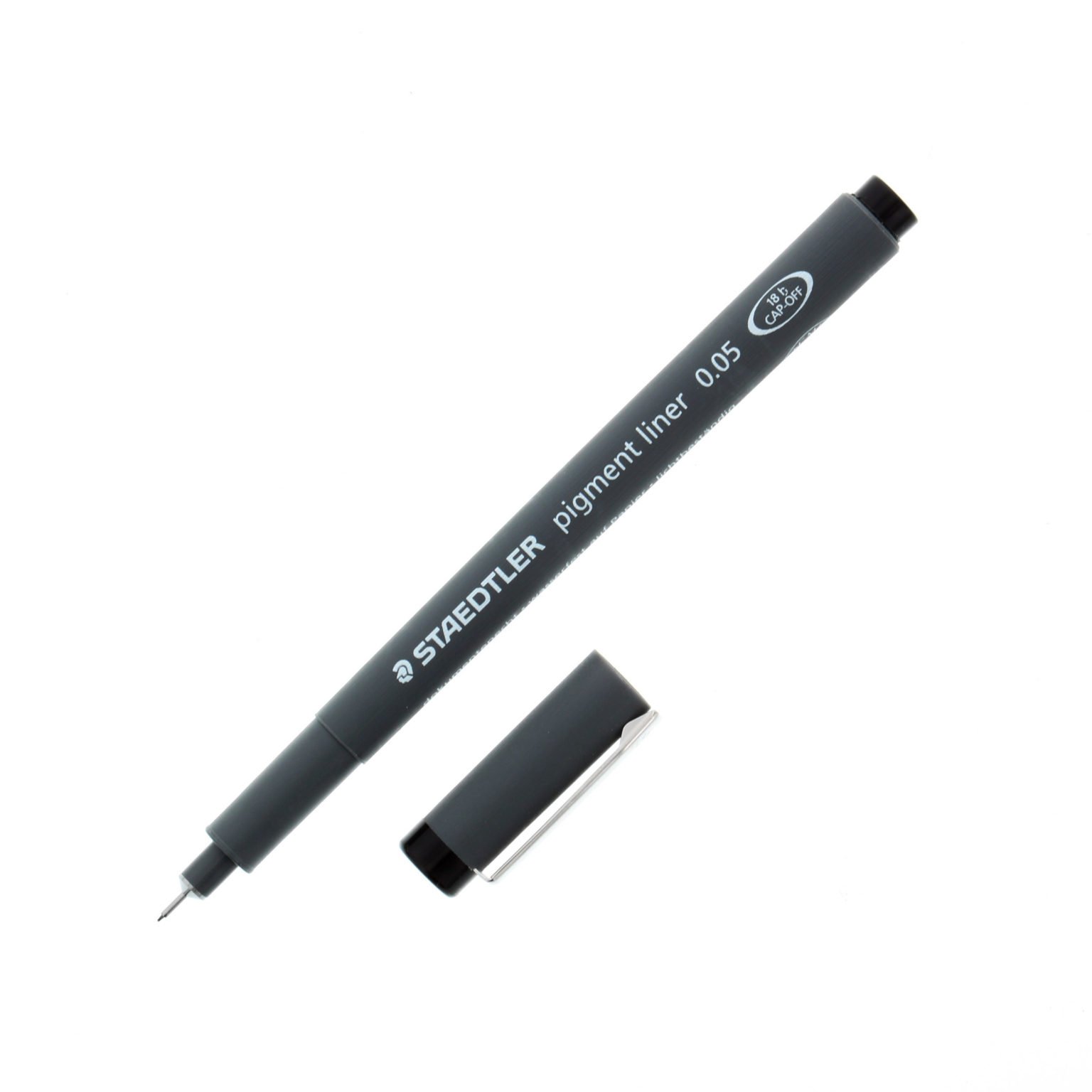 thumbnail image 2 of Staedtler Pigment Liner 0.2mm - Box Of 10 Black Waterproof Drawing Pens For Artists & Technical Work 2 of 12