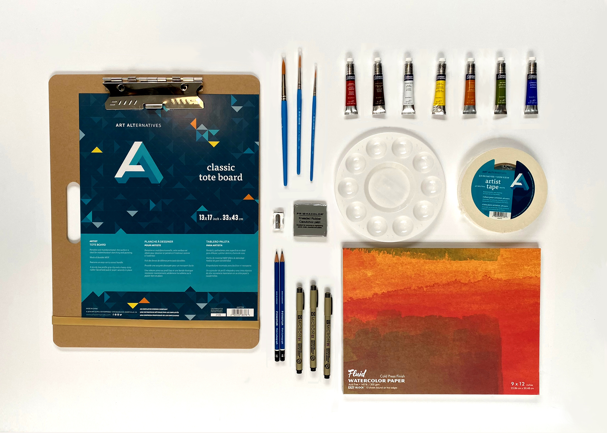 Berkeley Art Studio: Wildlife in Watercolor & Pen Class Kit – Fall 2022 - Image 2